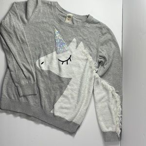 Girls Unicorn sweater
